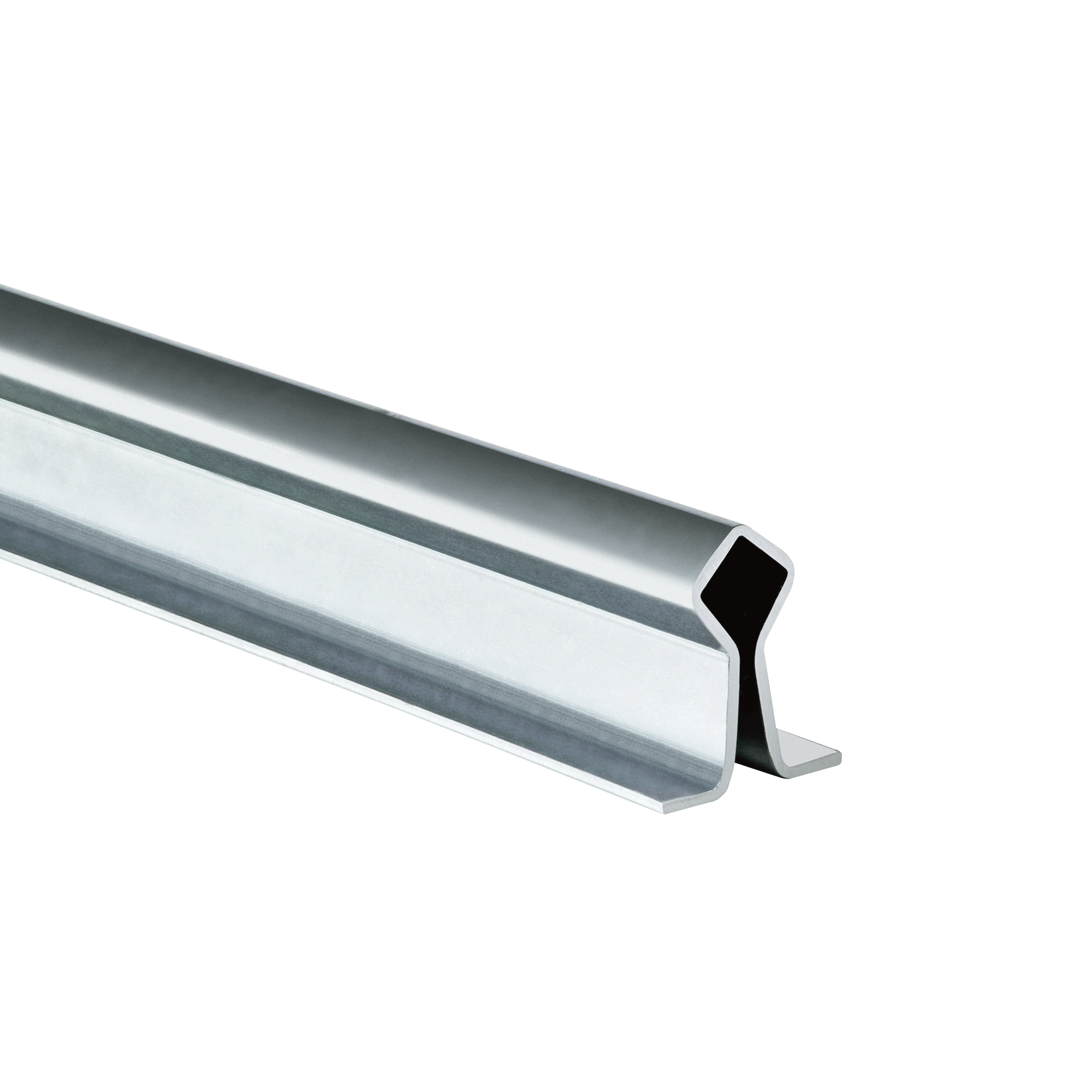 Comunello 1020-1905-001 Guia de Piso Para Ruedas Tipo V / Longitud Total de 3 Metros / Para Fijar de Manera Empotrada