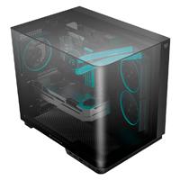 Gabinete Gamer Balam Rush Tank Expert Curve 6800 / Media Torre / Atx - Micro Atx - Itx / Ventiladores Argb Incluidos / Panel Curvo De Cristal Templado / Soporte P/ Tarjeta De Video / Negro / Br-94157