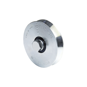 Comunello 1150-1060-001 300V / Rueda de 14cm SIN Soporte Para Puertas Corredizas de hasta 270 Kg / Canal Tipo V