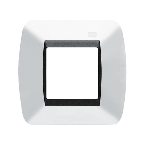 Egi Audio Solutions 1801/bn Embellecedor EGI 1 Modulo Para Caja Universal. Color Blanco Nieve