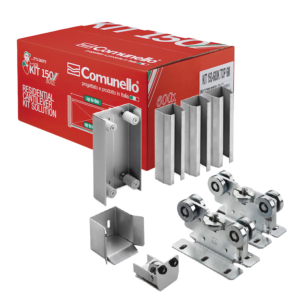 Comunello 19912324 KIT para puertas autoportantes de hasta 3 m y 600 kg con rodillos de nylon