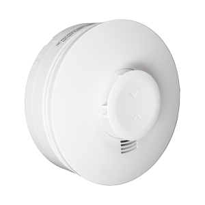 Honeywell Home Resideo 5800smokev Detector Inalámbrico de Humo y Calor 5800SMOKEV / 3V Litio / Detección Fotoelectrica Multicriterio / Temperatura Fija 135°F / Alerta Baja Temperatura 41°F / RF 345 MHz / Sonido 85 dBA / Compatible con Sistemas Resideo