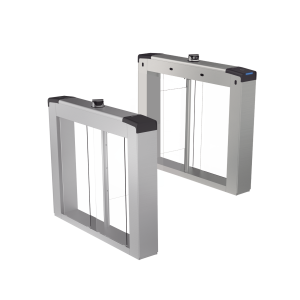 Hikvision ds-k6b221tmx-lr Kit de Torniquetes Swing (Izq+Der) / Reconocimiento Facial y Lectores de Tarjeta Incluidos / Bidireccional / 5,000,000 MCBF / 4 Pares de dToF / Carriles Seleccionables de 65 o 90 cms (aletas de acrilico no incluidas)