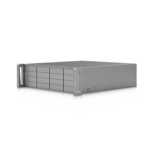 Ubiquiti envr ENVR UniFi Enterprise con Soporte para hasta 210 Cámaras HD, 140 Cámaras 2K o 70 Cámaras 4K, con UniFi Protect & Access, 1 Puerto RJ45 10G, 2 Puertos SFP+ 10G y 16 Bahías para Discos Duros