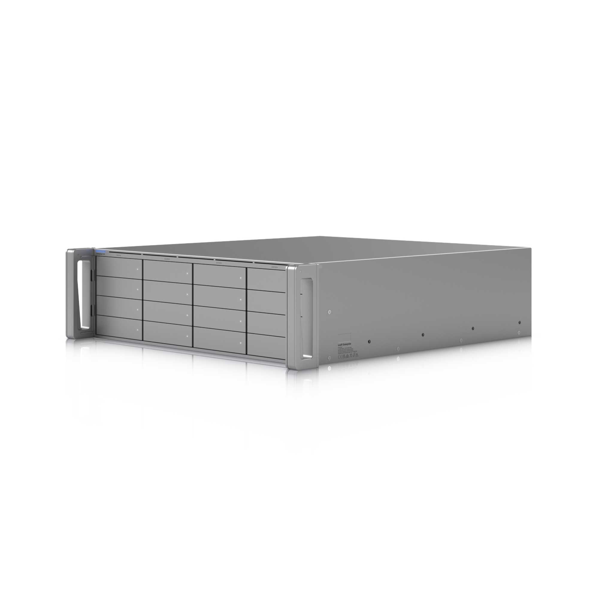 Ubiquiti envr ENVR UniFi Enterprise con Soporte para hasta 210 Cámaras HD, 140 Cámaras 2K o 70 Cámaras 4K, con UniFi Protect & Access, 1 Puerto RJ45 10G, 2 Puertos SFP+ 10G y 16 Bahías para Discos Duros