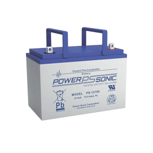 Power Sonic ps-12750-t6 Batería 12V, 78.6AH, Para Respaldo, Tecnologías AGM/VRLA, 10-12 Años Vida Útil, Terminales T6, Reconocida UL