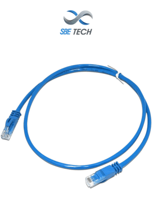 Sbe Tech sbe-pcc63.0m-bl SBETECH SBE-PCC63.0M-BL - Cable de parcheo Cat 6, color azul, de 3 metros con bota inyectada y moldeada