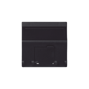 Simon sm-1-keya-g (K80MD64/14) Placa voz y datos inclinada con guardapolvo y adaptador para RJ45 Keystone COLOR GRAFITO