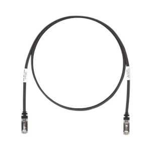 Panduit stp6x7bl Patch Cord Cat6A, Blindado S/FTP, CM/LS0H, 7ft, Color Negro