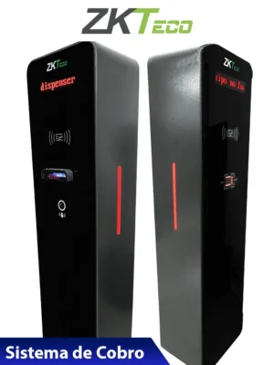 Zkteco Acceso tbm01/tbm02 ZKTECO TBM01 / TBM02 - Kit de Dispensador y Lector de Tickets QR / Sin Contacto / Compatible con Sensor de Masa VR10, UHF / Pantalla LED / Funciones de Voz / Requiere Software para cobro ZK Bio CV Security modulo de estacionamiento