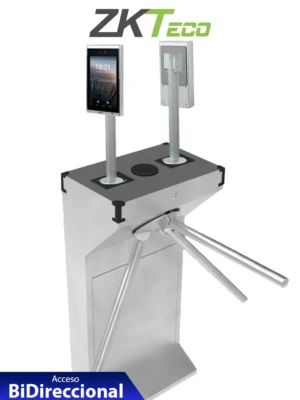 Zkteco Acceso ts1000d/facedepot-7bl ZKTECO - Kit Bidireccional de torniquete TS1000D con 2 equipos de acceso FaceDepot7BL #DicZK1