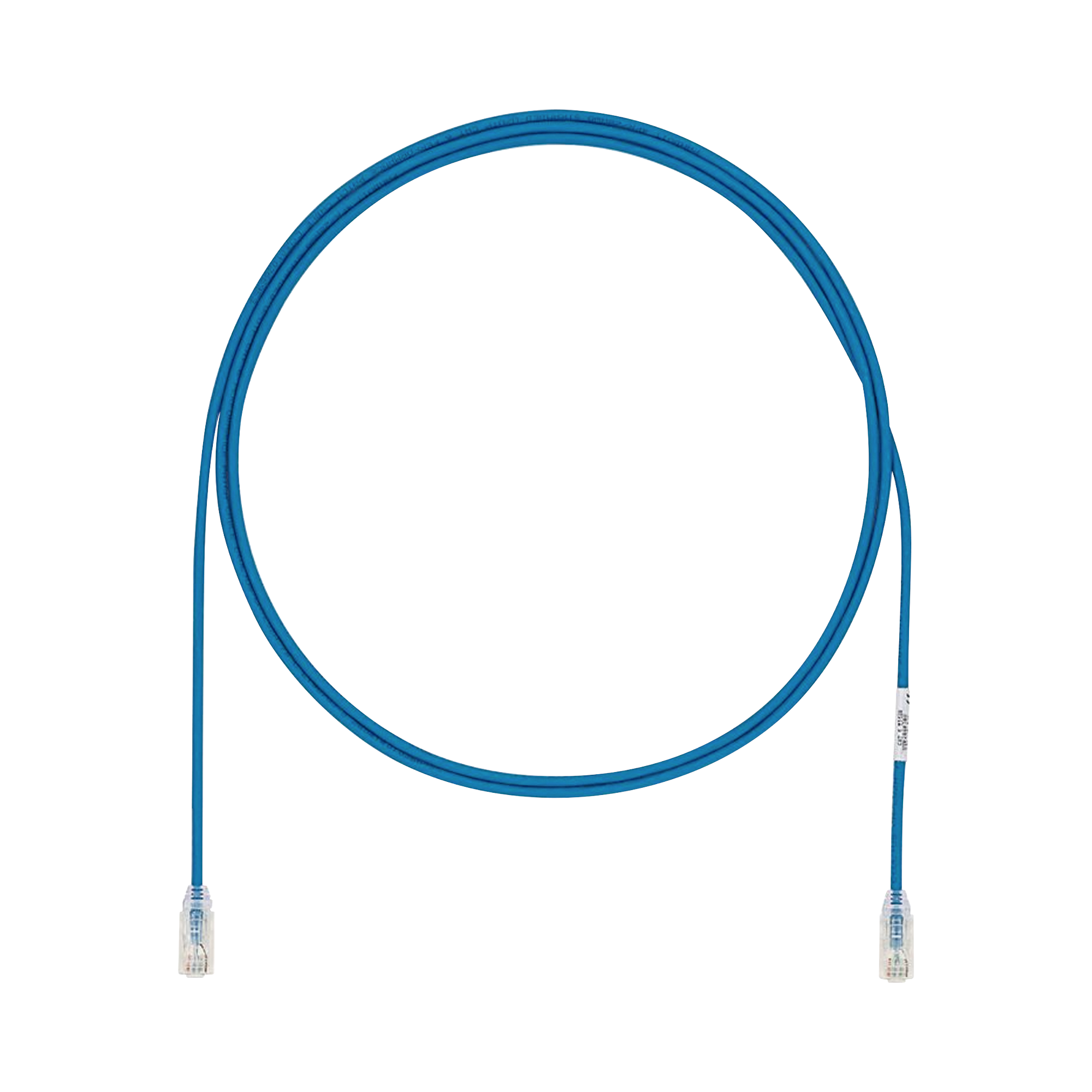 Panduit utp28x35bu Cable de Parcheo UTP Cat6A, CM/LSZH, Diámetro Reducido (28AWG), Color Azul, 35ft