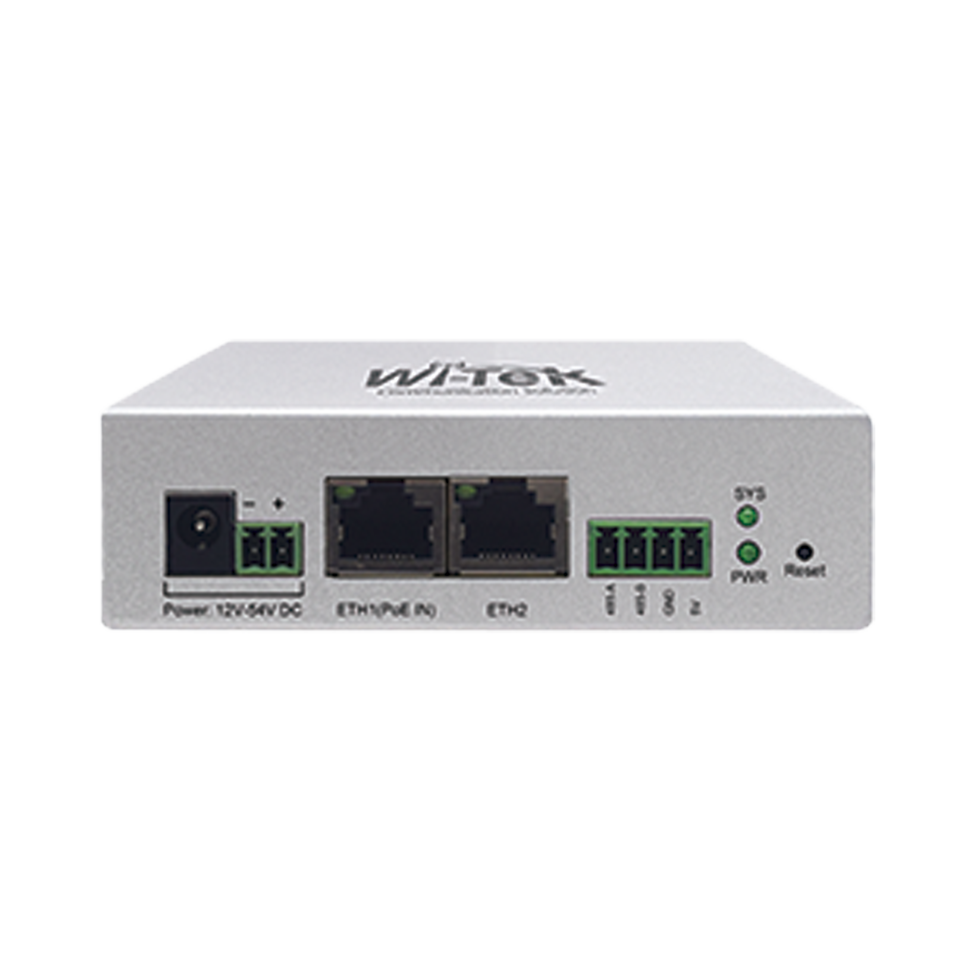 Wi-Tek wi-iot100 Controlador IoT / 2 Puertos 10/100 Mbps / Administración y Monitoreo desde la nube / Ideal para Sistemas Solares / Multiples métodos de Alimentación