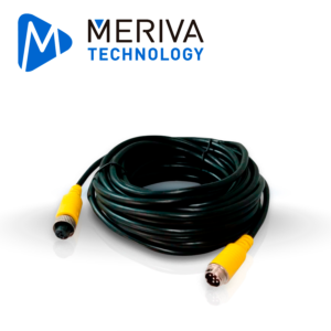 Cable Tipo Din De Aviación 6 Pines Serie Eco Para Dvrs Móviles Meriva Technology Mcbeip70 7 Metros