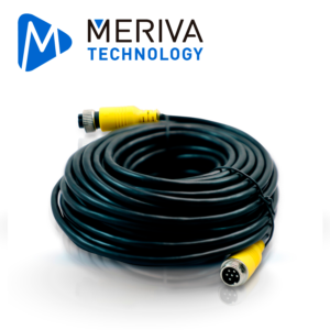 Cable Tipo Din De Aviación 6 Pines Serie Eco Para Dvrs Móviles Meriva Technology Mcbeip15 15 Metros