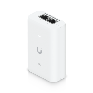 Ubiquiti uacc-poe+-2.5g Adaptador PoE+ 2.5G / hasta 30 W / 48V 0.65A / (2) Puertos RJ45 MultiGigabit 2.5G / Salida PoE+ / LED Indicador / Ideal para APs UniFi WiFi 7 / / Protección contra Sobretensiones