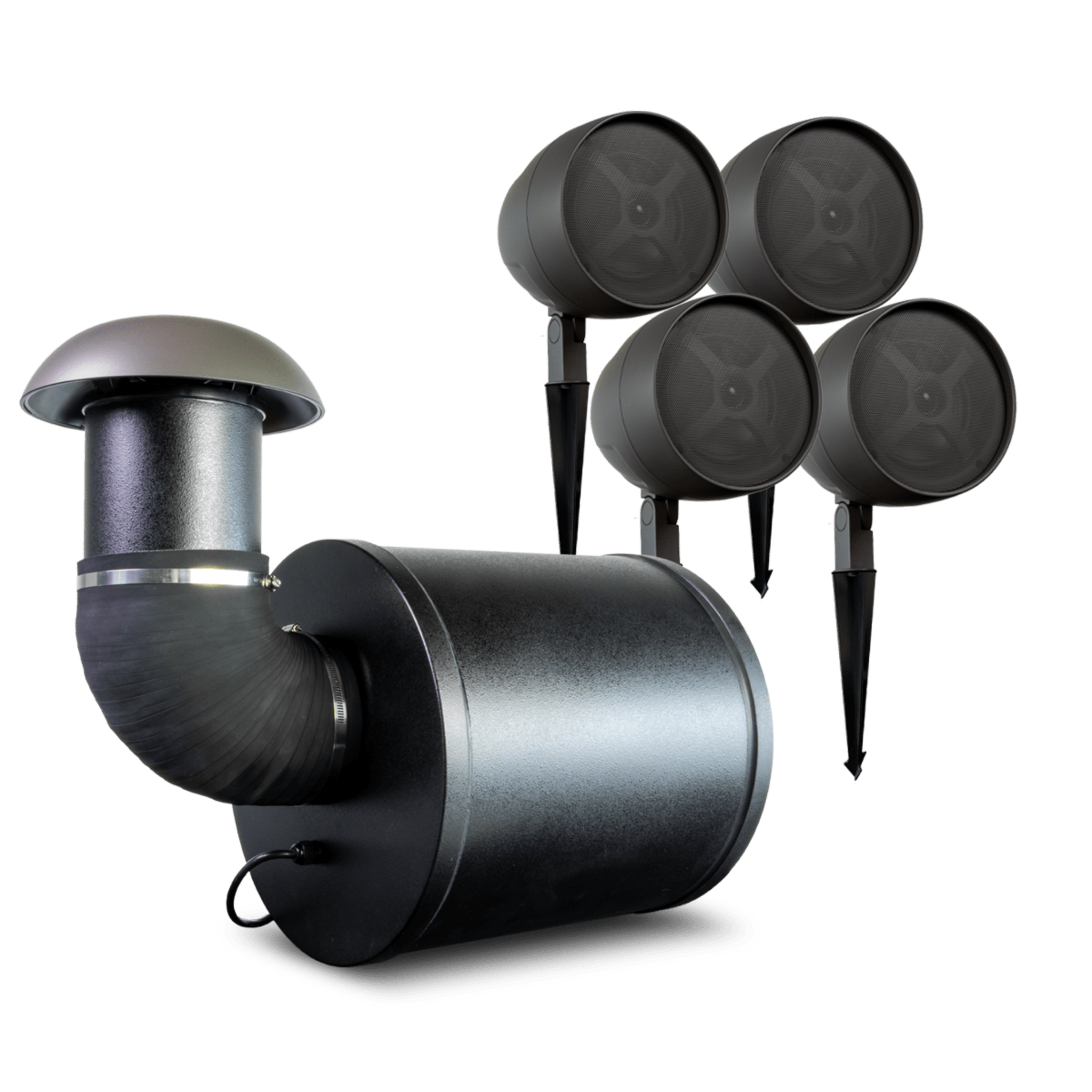 Truaudio ultrascape12 Altavoz de 2 vías | exteriores | 70V / 100V | woofer de 6.5 in | negro