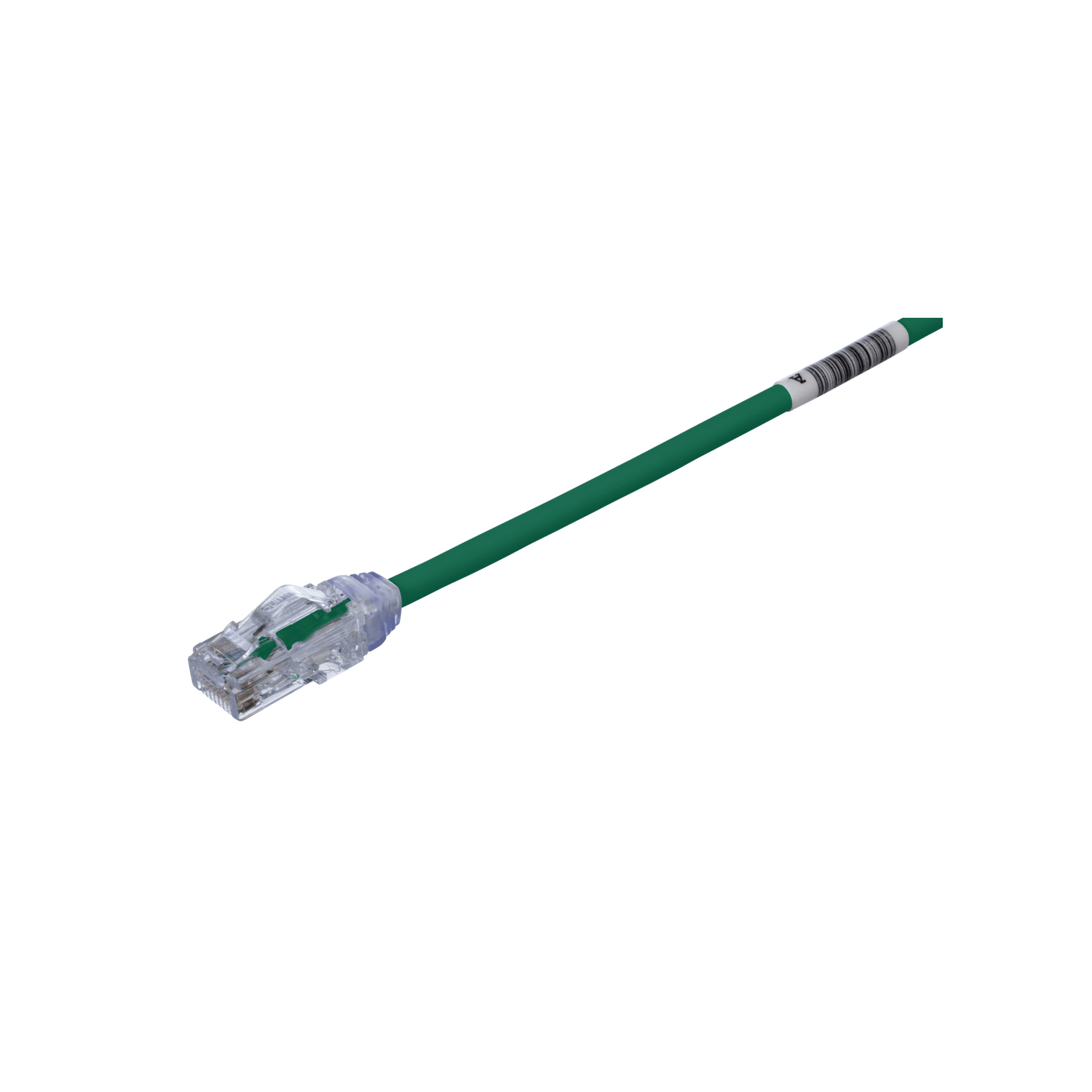 Panduit utp28x20gr Cable de Parcheo UTP Cat6A, CM/LSZH, Diámetro Reducido (28AWG), Color Verde, 20ft