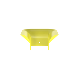 Panduit ftr4x4lyl Accesorio de Control de Radio de Curvatura, Para Bajadas de Cable con Canaletas FiberRunner 4x4, Color Amarillo