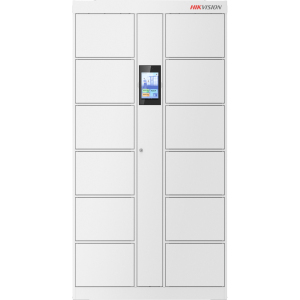 Hikvision ds-klm28-12 Locker Inteligente de 12 Espacios con Reconocimiento Facial Incluido de 8 / MAESTRO / Uso para Visitantes y/o Empleados / Fácil Uso y Puesta en Marcha