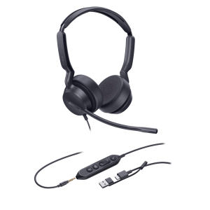 Yealink uh42-se-dual-teams-usb-c/a Diadema Alámbrica UH42 SE Dual de Yealink Certificada para Microsoft Teams con USB-C/A