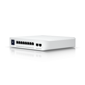 Ubiquiti usw-enterprise-8-poe UniFi Switch Empresarial Capa 3 de 8 Puertos PoE 802.3af/at 2.5G + 2 Puertos 1/10G SFP+, 120W, Pantalla Informativa
