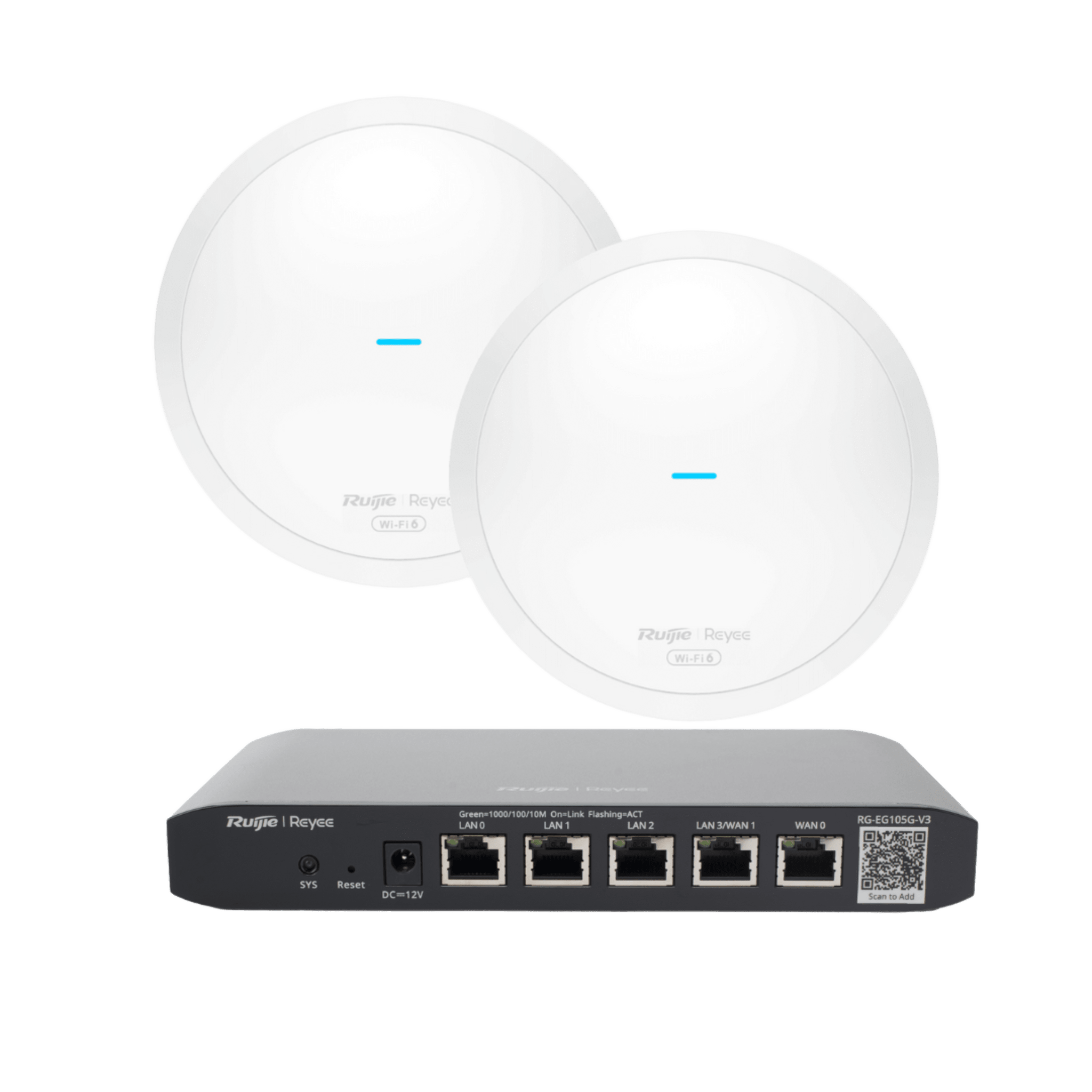 Ruijie rg-eg105g-v3-kitwifi Pack Promocional Q1, un RG-EG105G-V3 + dos RGRAP62