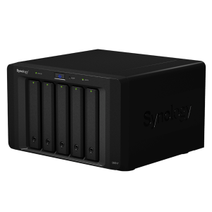 Synology dx517 Unidad de Expansión Synology DX517 | 5 Bahías SATA HDD/SSD 3.5 y 2.5 | Puerto eSATA | Diseño Hot-Swap | Compatible con DS1517+ y DS1817+.