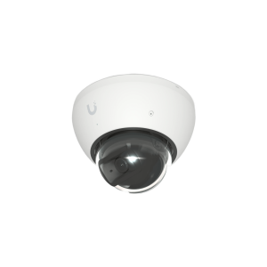 Ubiquiti uvc-ai-dome-w Cámara UniFi Protect G5 AI Dome Blanco, Para Interior o Exterior, 4K (8MPX), Ángulo 109.9°. Visión Nocturna IR Hasta 40m, Detecciones Inteligentes de Rostros y Placas, Audio Bidireccional, Protección IP66, Anti-Vandalismo