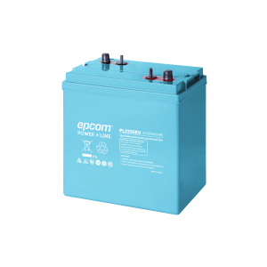 Epcom Powerline pl2256ev Batería Marina de  Ciclo Profundo 6V@225Ah, AGM-VRLA Terminal F22(m8), F14, 1035A CCA/  Montacargas. / Plataformas Genie /Maquina Jenny, Carritos de Golf