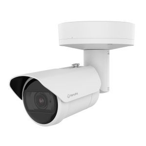 Hanwha Vision xno-a9084r Camara Bullet IP IA 8MP / Zoom Varifocal Motorizado 4.4-9.3mm (2.1x) / Inteligencia Artificial Persona-Vehiculo-Placa / WDR 120dB / IP67 IK10 / WiseIR 40m / PoE