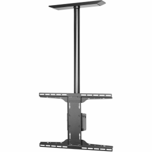 Peerlees plcm-unl-cp Soporte de techo universal para Pantallas de 32 a 90 / Capacidad de Carga 68.2 kg / Patrón de Montaje hasta 600 x 400 mm / Columna de Aluminio de 36 / Inclinación Ajustable -5° a 20°