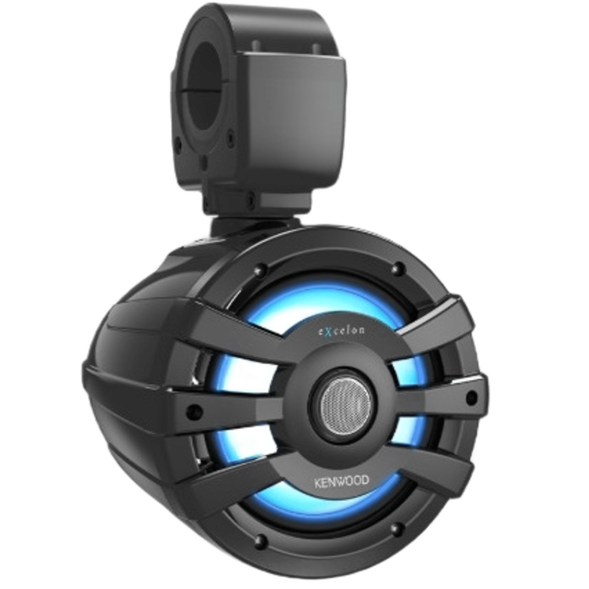 Jvc Kenwood xm77tbl Altavoz de Torre de 100W RMS / Cono de Mica PP 7.7 / Respuesta de Frecuencia 60Hz-20kHz / Sensibilidad 87.5 dB/1W at 1m / IPX6 / Control RGB con 21 Colores y 21 Modos / Incluye Gomas de Montaje y Control Remoto RF