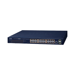 Planet gs-4210-24p2s Switch PoE Administrable Capa 2 / 24 Puertos10/100/1000BASE-T / 2 SFP 100/1000BASE-X / POE 802.3af/at