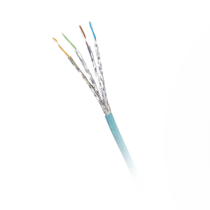 Panduit isx6x04atl-led Bobina de Cable Blindado S/FTP Categoría 6A, Uso Industrial con Resistencia al Aceite, Rayos UV y Abrasión, Multifilar (Flexible), Color Azul Cerceta, Bobina de 500 Metros (1640 Pies)