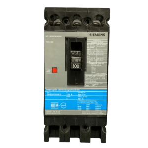 Siemens ed63b100mx Interruptor Termomagnético ED6 600V 3X100A, Sin zapatas principales.