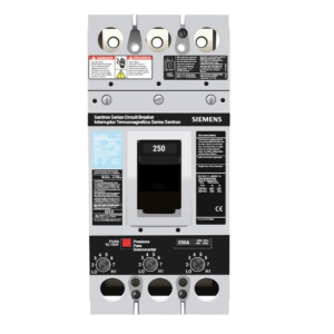 Siemens fxd63b250l Interruptor Termomagnético 600V 3X250A, Con zapatas principales.