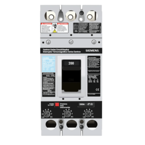 Siemens fxd63b200l Interruptor Termomagnético 600V 3X200A, Con zapatas principales.