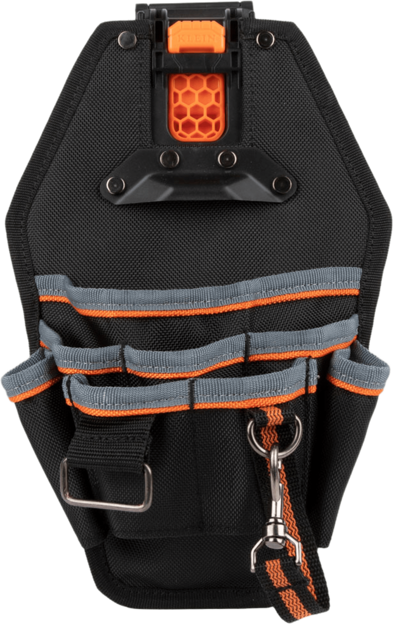 Klein Tools 558-32mb Bolsa Porta Herramientas de 8 Bolsillos adaptable a cualquier Cinturón de 6.5 cm o al Sistema de rieles MODbox.