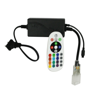 Jwj jlpm-10 Adaptador de Corriente con Control de Funciones Remoto para Manguera Neón LED RGB JUML-5050-03.