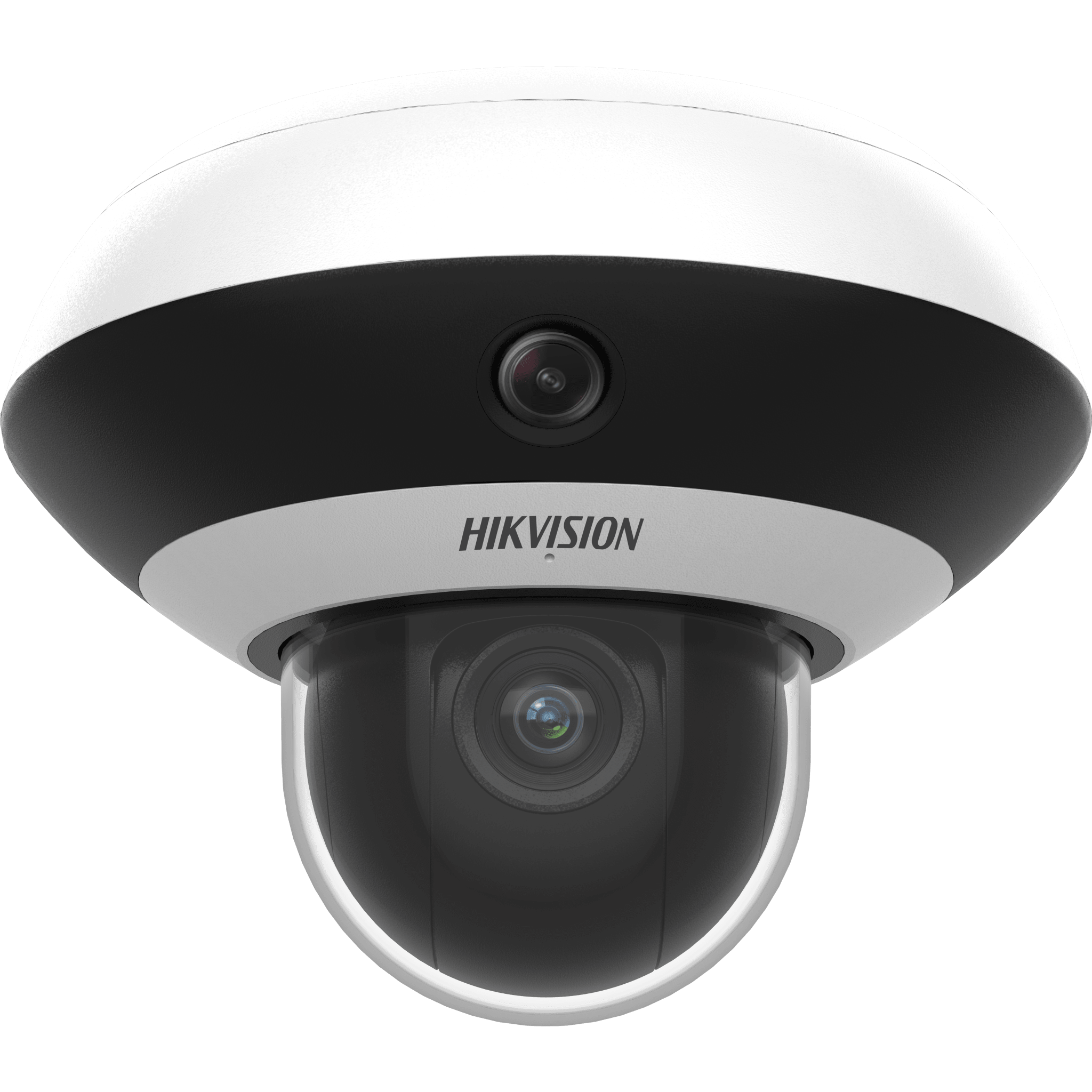Hikvision ds-2dp3d404iwg1-e/36(f5) Mini Domo PanoVu 4 Megapixel / 1 PTZ 4X Zoom + 3 Lentes Panorámicos 360° / H.265 / 10 mts IR / Uso en Interior / PoE+ / dWDR / Micro SD