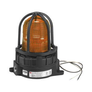 Federal Signal Industrial 191xls-024-a Luz de advertencia LED para ubicaciones peligrosas, montaje para superficies, 24 VCD, color Ámbar