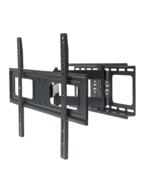MANHATTAN - 461283 - Soporte de pared universal para TV de pantalla plana de movimiento completo / Un solo brazo soporta un televisor de 37" a 70" de hasta 50 kg (110 libras)