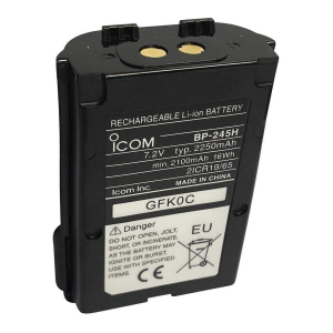 Icom bp-245h Batería Li-Ion 7.2V/ 2000mAh, para radio ICM72, M73