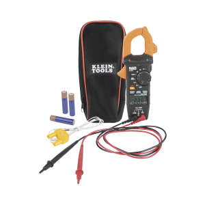 Klein Tools cl220 Amperímetro Digital de Gancho de Rango Automático de 400 A CA con Medidor de Temperatura.