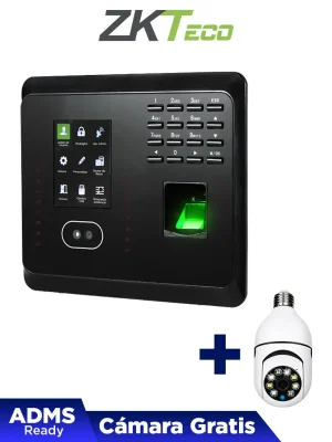 ZKTECO MB360IDNGPAK - Control de Asistencia y Acceso Básico con Autenticación Facial (1500 Rostros), Huella Digital BioID (2000), Tarjeta ID 125 kHz / GRATIS CÁMARA NGTECO #KITZK