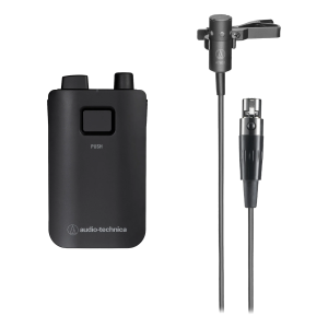 Audio-Technica esw-t4101/831ch TRANSMISOR DE PETACA INALÁMBRICO CON MICRÓFONO DE SOLAPA AT831CH SERIE ESW.