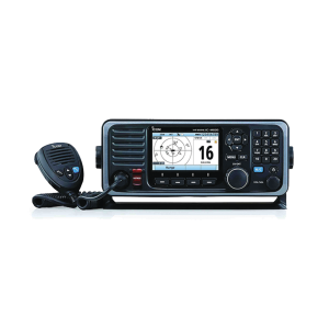 Icom ic-m605/31 Radio Móvil Marino en la banda de VHF, con pantalla a color de 4.3 pulgadas, receptor de GPS, grabador de voz, no incluye el receptor AIS