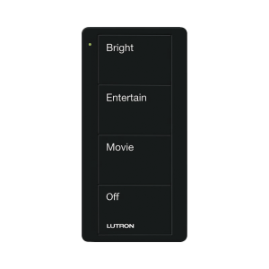 Lutron Electronics pj24bgblp01 Control inalambrico PICO, 4 botones para con escenas ya predefinidas y grabado.