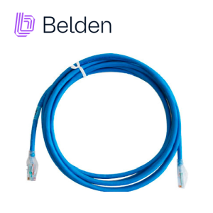 Belden ca21106004 Patch Cord Utp Cat6A Belden Ca21106004 / Interior / Azul / 4 Pares / 24 Awg / Forro Pvc / Cmr / 4 Pies 1.2 Metros